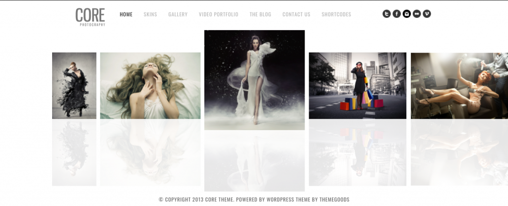 core fotografia wordpress theme