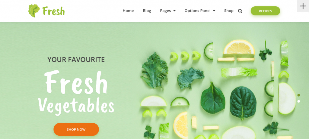 fresh wordpress theme