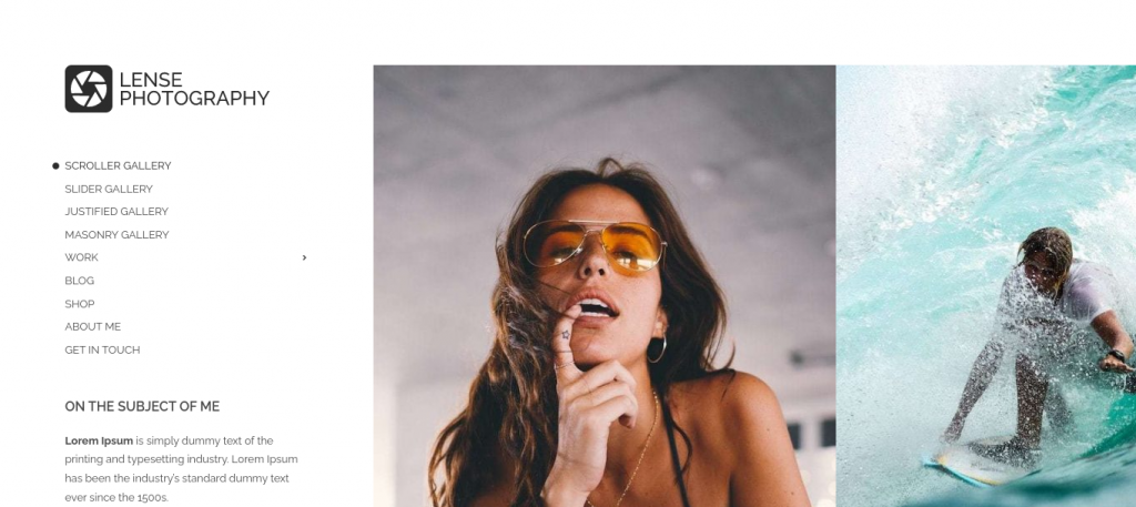 lense wordpress theme