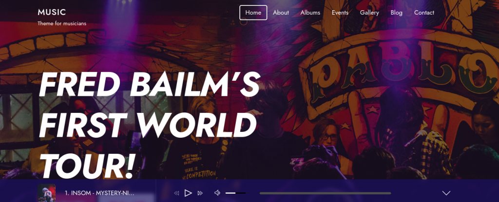 music themify wordpress