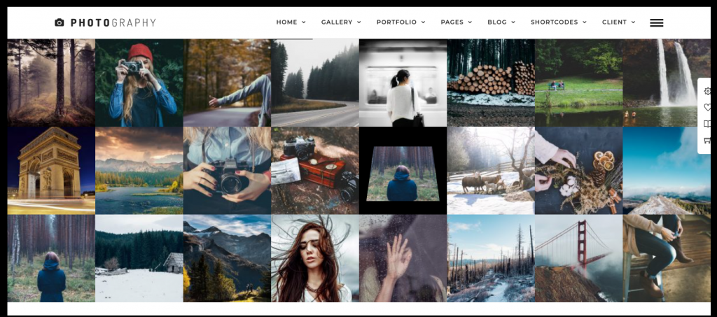 photography wordpress theme