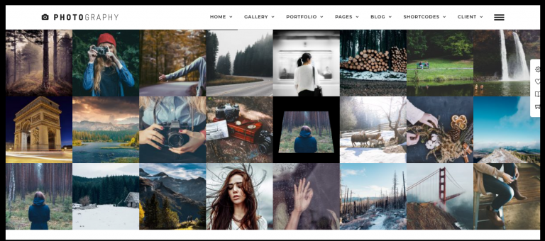 photography wordpress theme