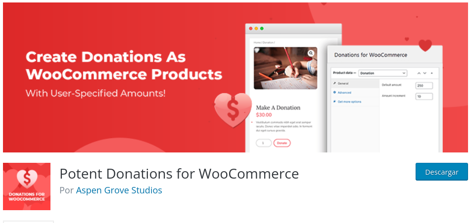 potent donations for woocommerce