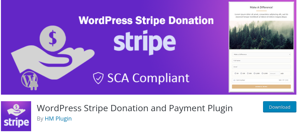 wordpress stripe donations plugin
