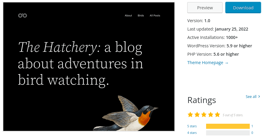 twenty twenty two wordpress theme
