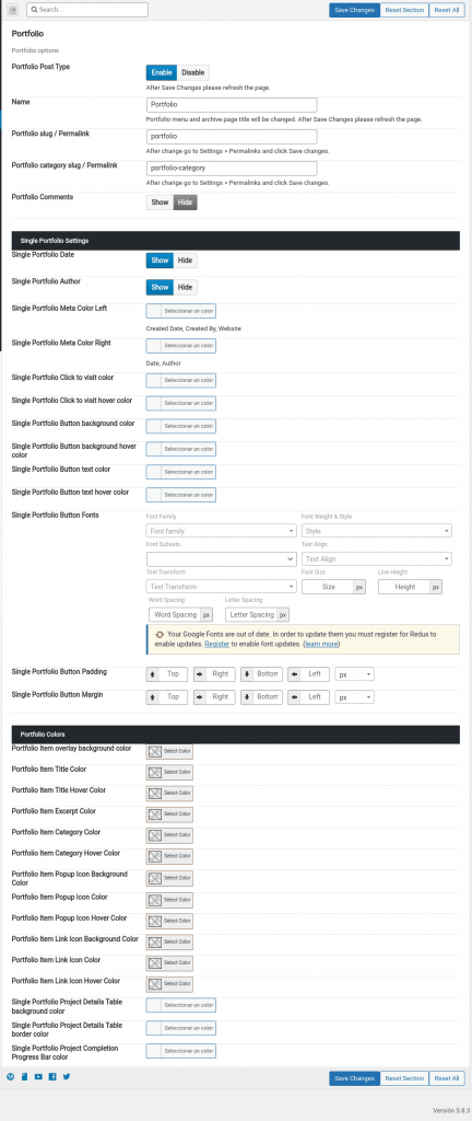 avas wordpress elementor theme portfolio