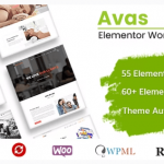 ✅ Avas – Tema Multipropósito para Elementor con 55 Plantillas Demo