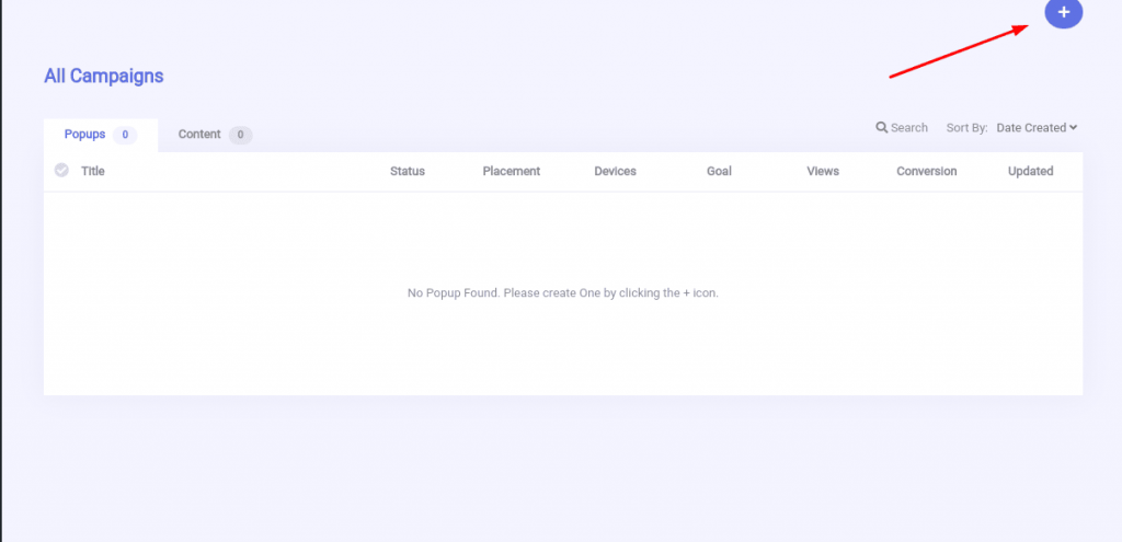brave popups crear campaña