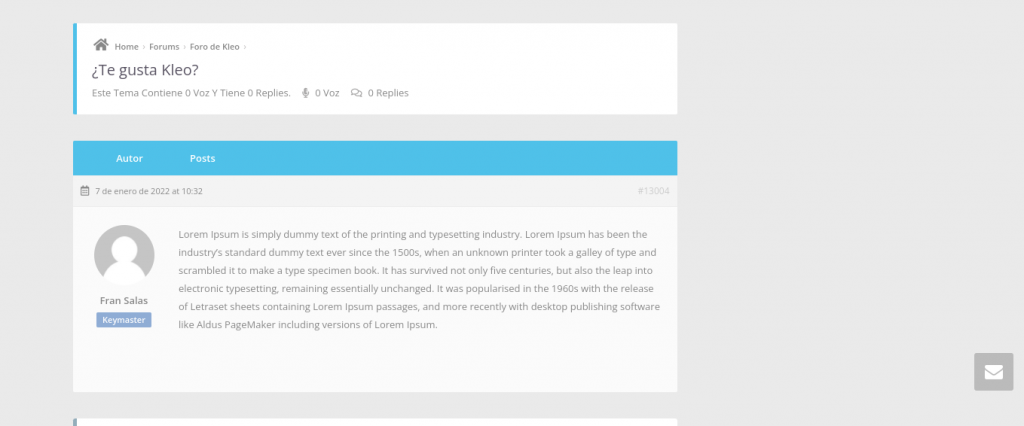 kleo wordpress bbpress