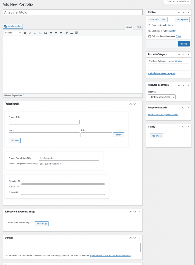 portfolio avas wordpress elementor theme