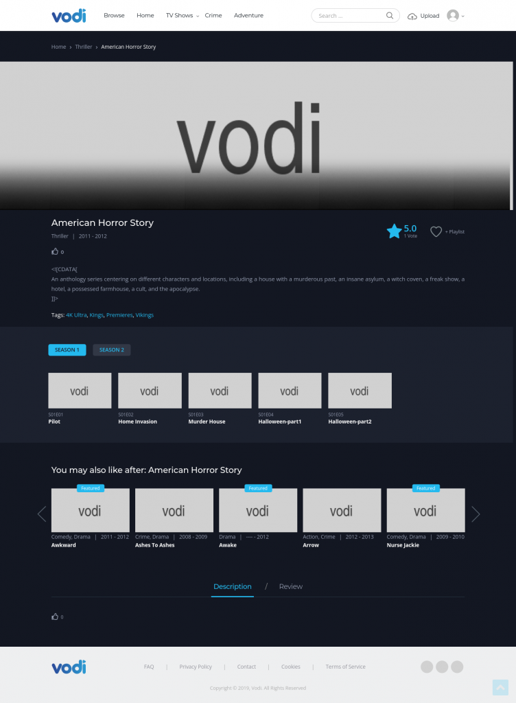 vodi wordpress series y peliculas