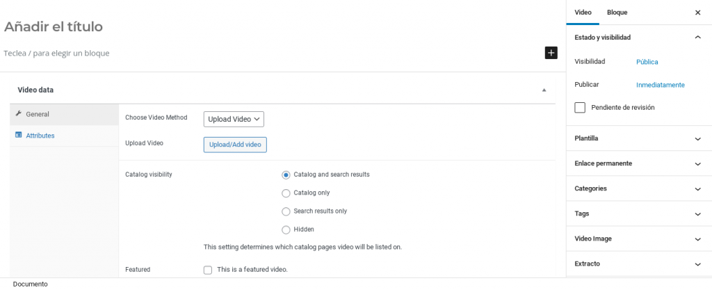 video vodi wordpress theme