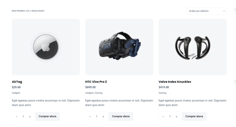 selector de cantidad en tienda woocommerce