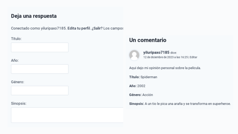 campos personalizados comentarios wordpress sin plugins