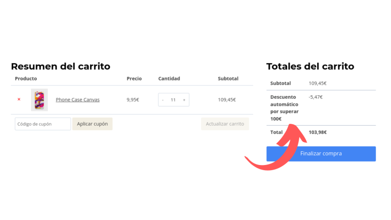 descuento aujtomático al superar cantidad en el carrito