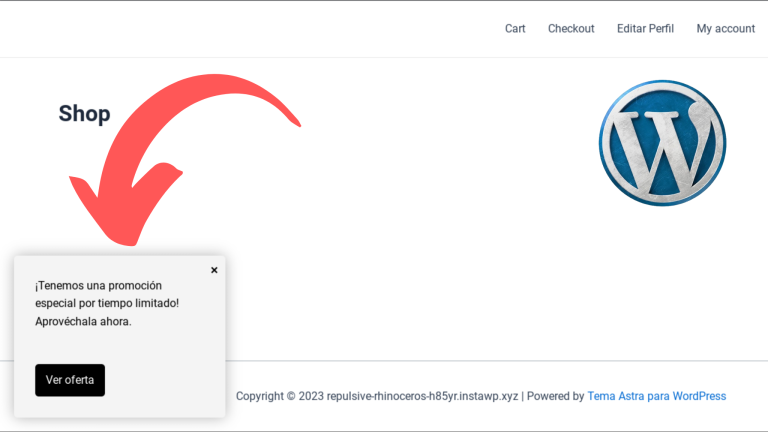notificaciones popups wordpress sin plugins