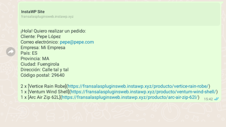 pedido por whatsapp desde checkout woocommerce sin plugins