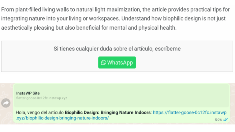Consultas por WhatsApp desde las Entradas del Blog en WordPress (Sin Plugins)
