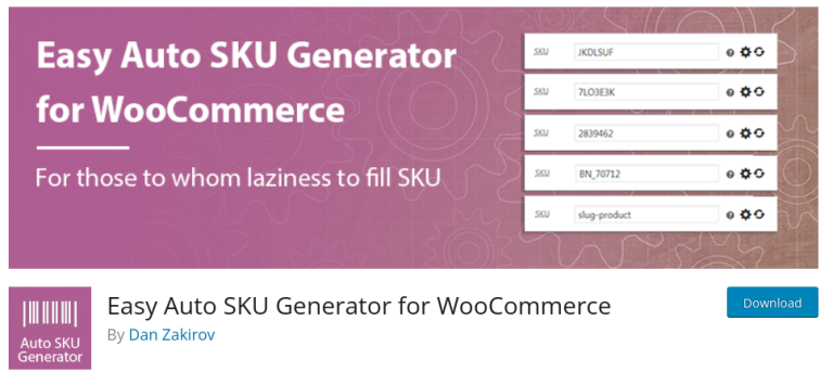 sku generator wordpress plugin woocommerce
