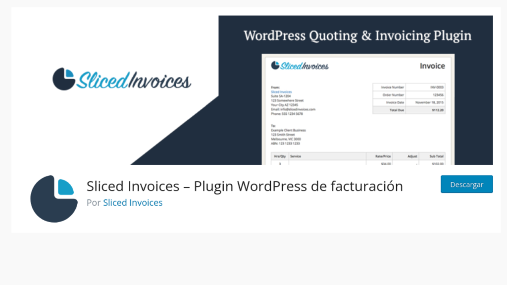 Sliced Invoices – Plugin WordPress de facturación