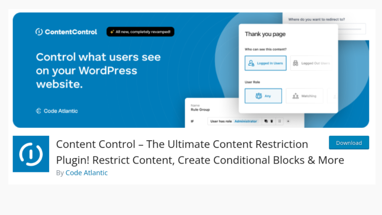 content-control-wordpress-plugin