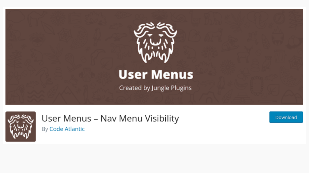 user menus wordpress plugin