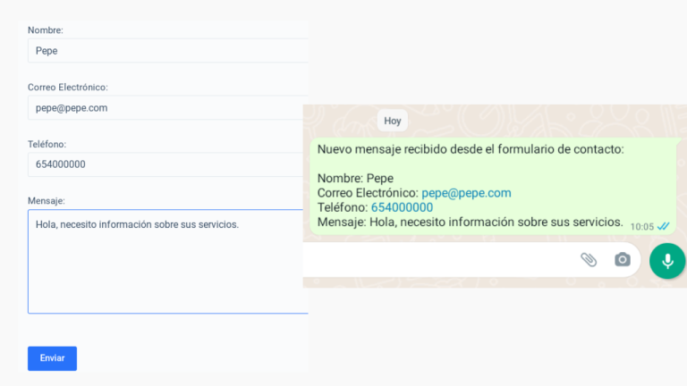 formulario de contacto whatsapp wordpress sin plugins