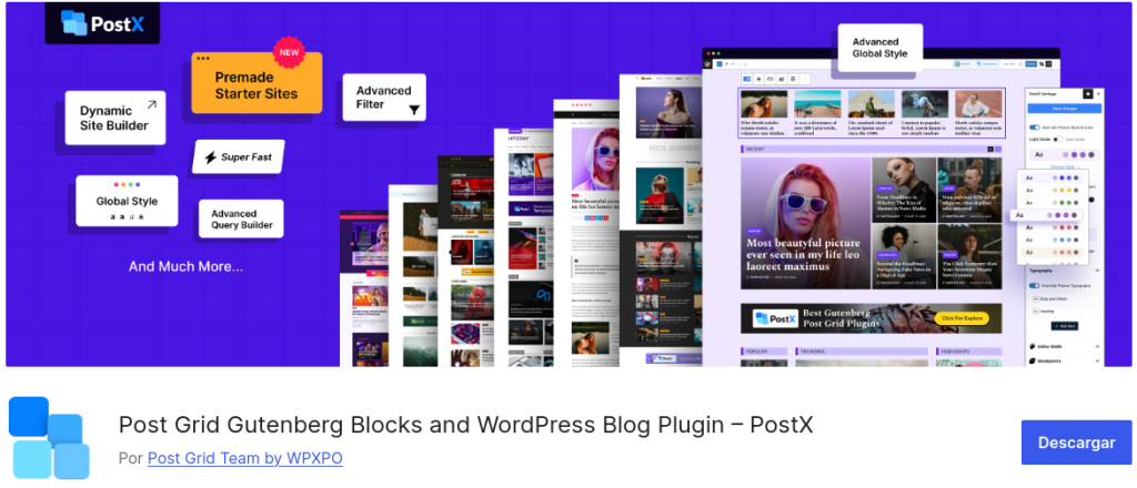 postx wordpress plugin