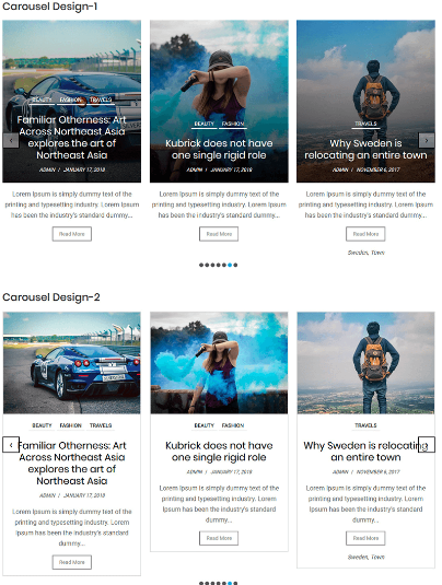 Post Slider and Post Carousel with Post Vertical Scrolling Widget – A Responsive Post Slider wordpress