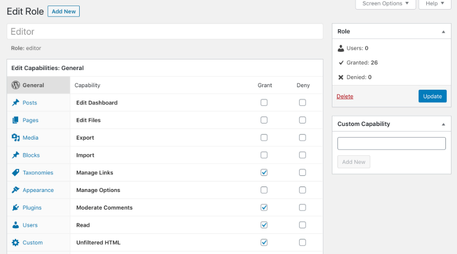 members wordpress