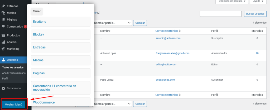 ✅A tu Cliente le Encantará este Código para Organizar el Menú de Administración de WordPress 1