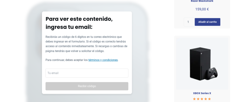 ✅Mostrar Contenido Privado a Cambio de Email en WordPress 1