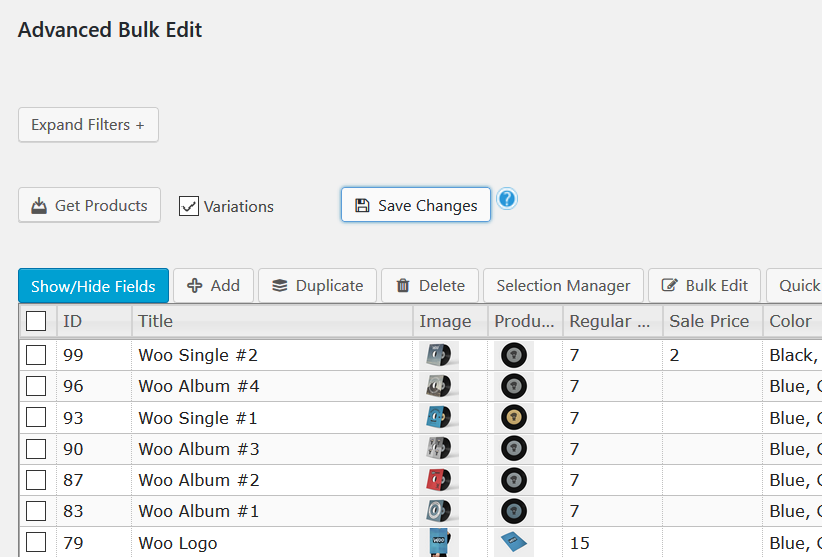 WooCommerce Advanced Bulk Edit 1