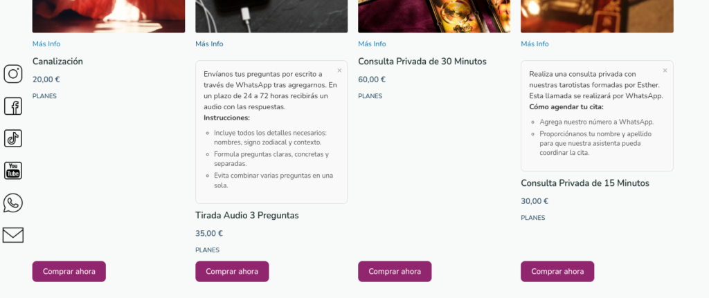 descripciones cortas woocommerce