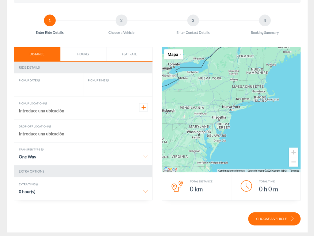 chauffeur-booking-system-for-wordpress reservas taxi