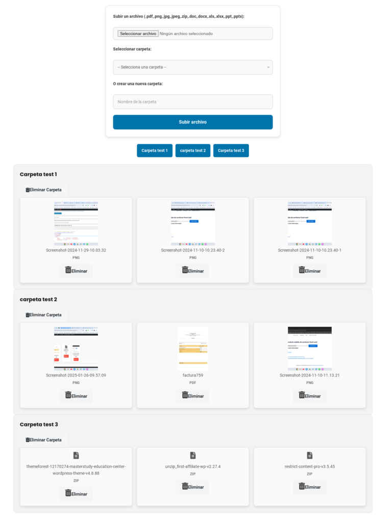 ➡️Premium: Gestión de Archivos entre Usuarios de WordPress (Front End) 1