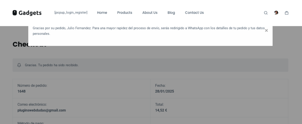 ➡️Premium: Automatización de Pedidos con WooCommerce y WhatsApp 1