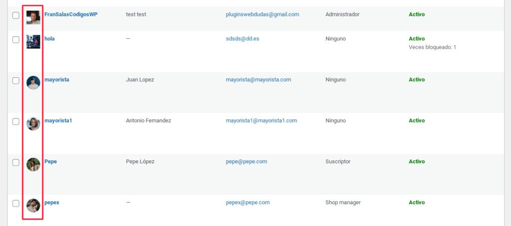 quitar gravatar wordpress