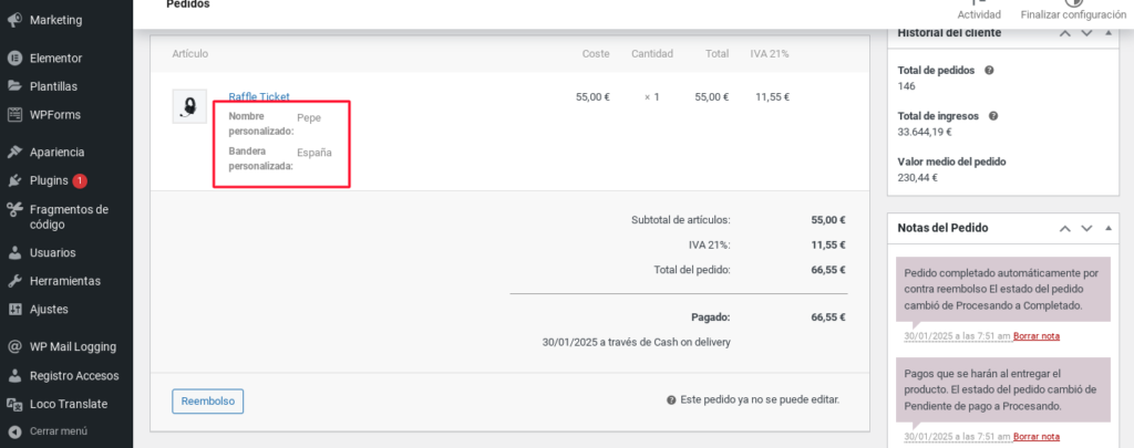 woocommerce producto personalizado sin plugins
