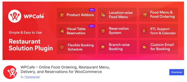 wpcafe wordpress plugin