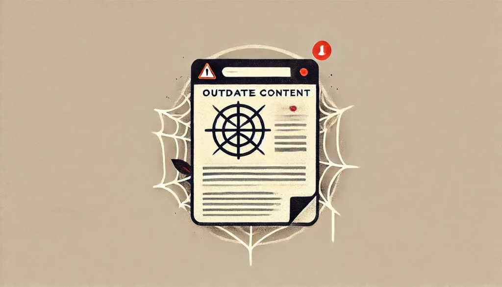 10. No actualizar contenido antiguo