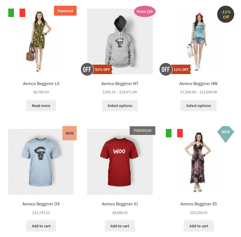 Advanced Product Labels for WooCommerce wordpress