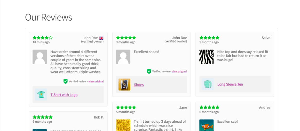 Customer Reviews for WooCommerce valoraciones wordpress