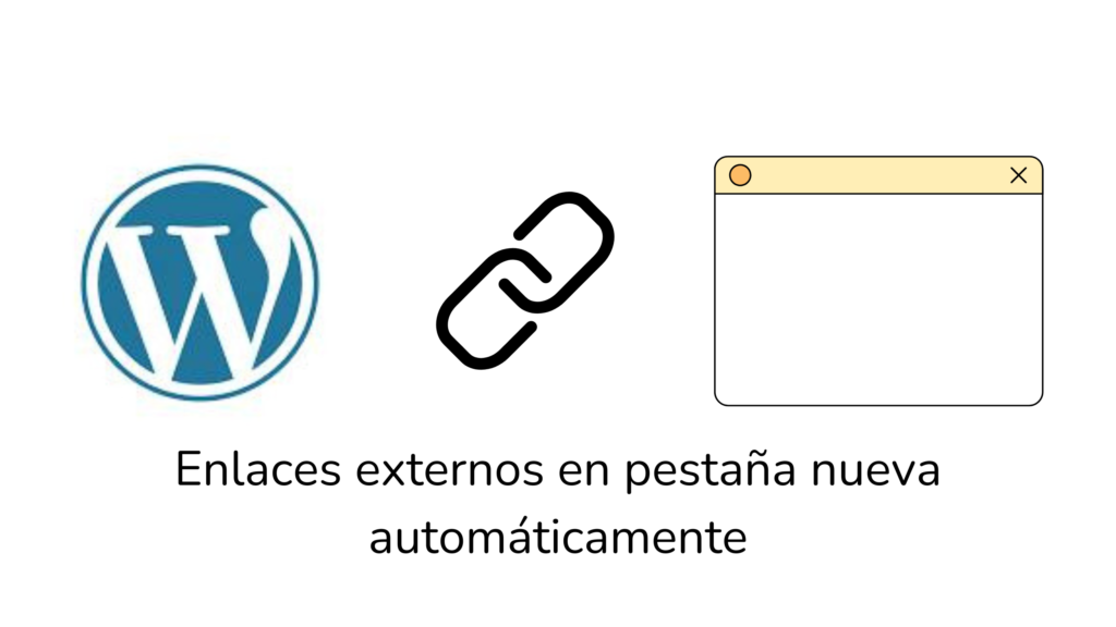 Enlaces externos en pestaña nueva automáticamente