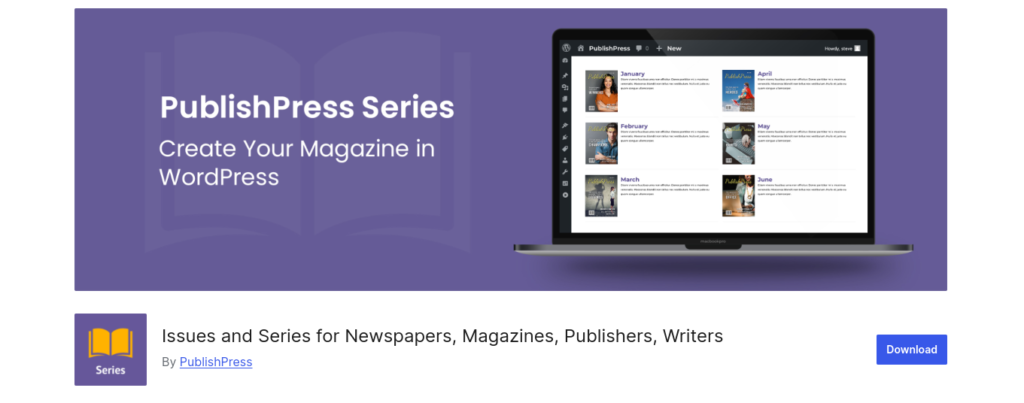 Issues and Series for Newspapers, Magazines, Publishers, Writers