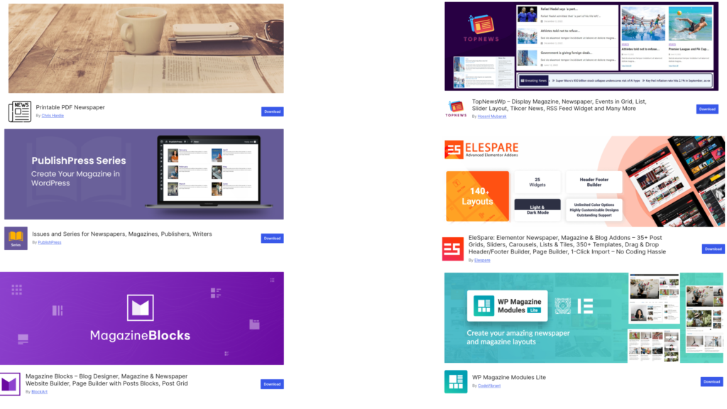 Plugins Gratuitos Imprescindibles para Crear una Revista o Periódico Online en WordPress