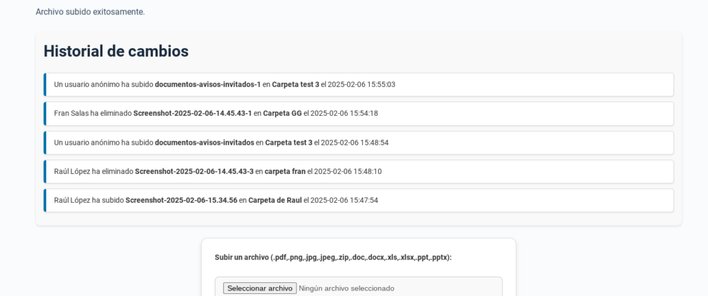 zona de documentos wordpress sin plugins