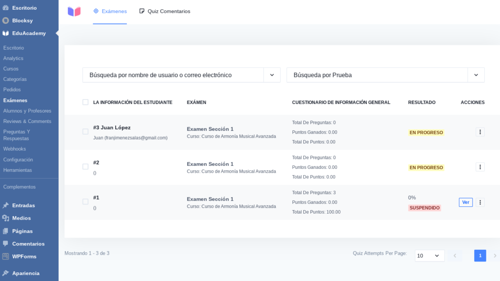 academia de venta de cursos online