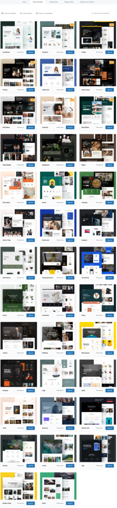 blocksy wordpress demos