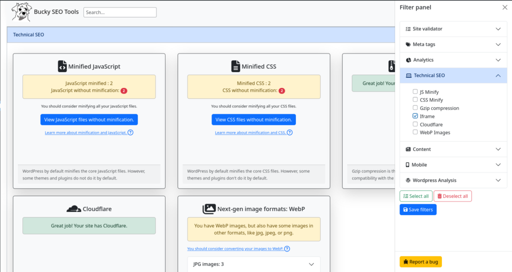 bucky seo tools wordpress